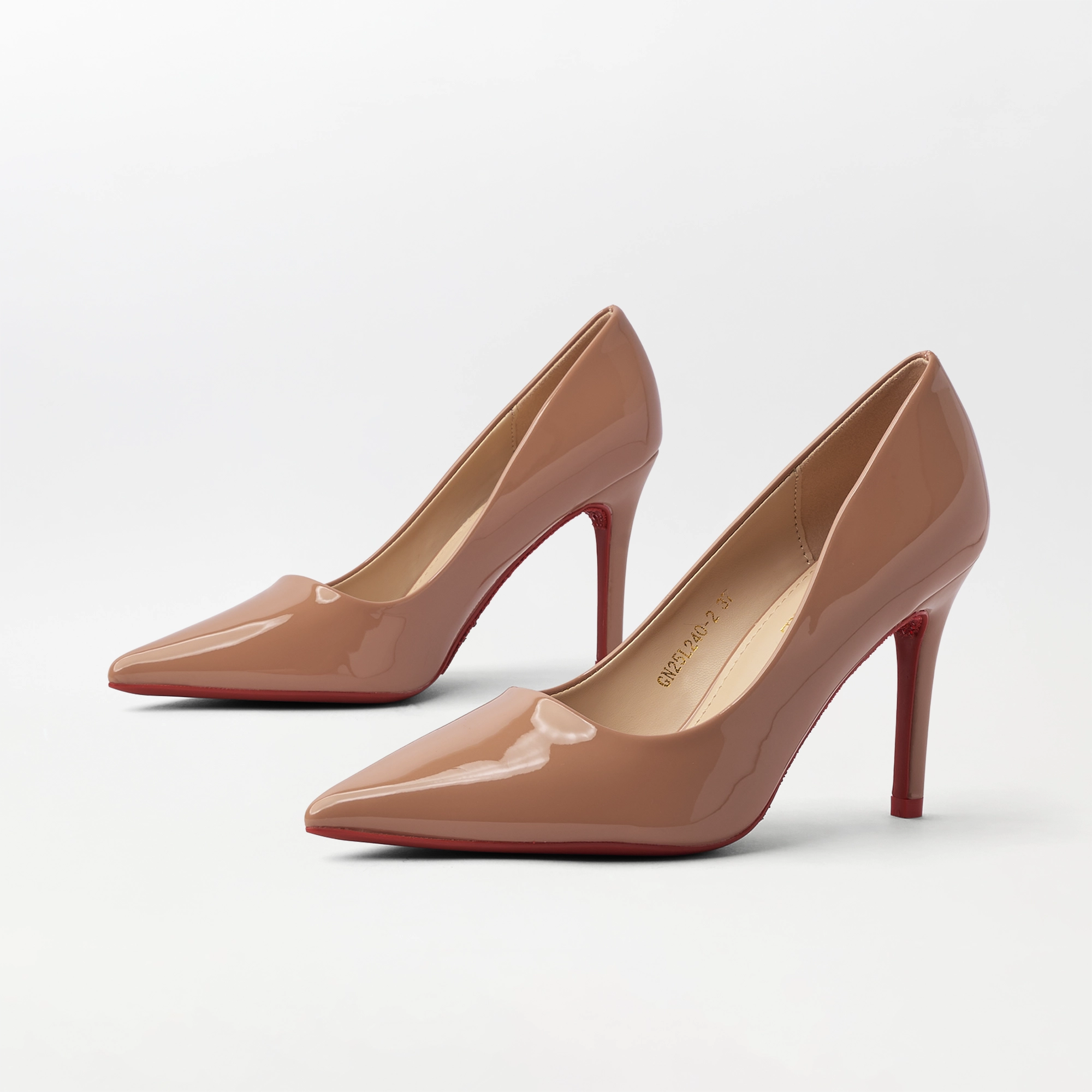 High Heel Stiletto Pumps Nude - (CH346)