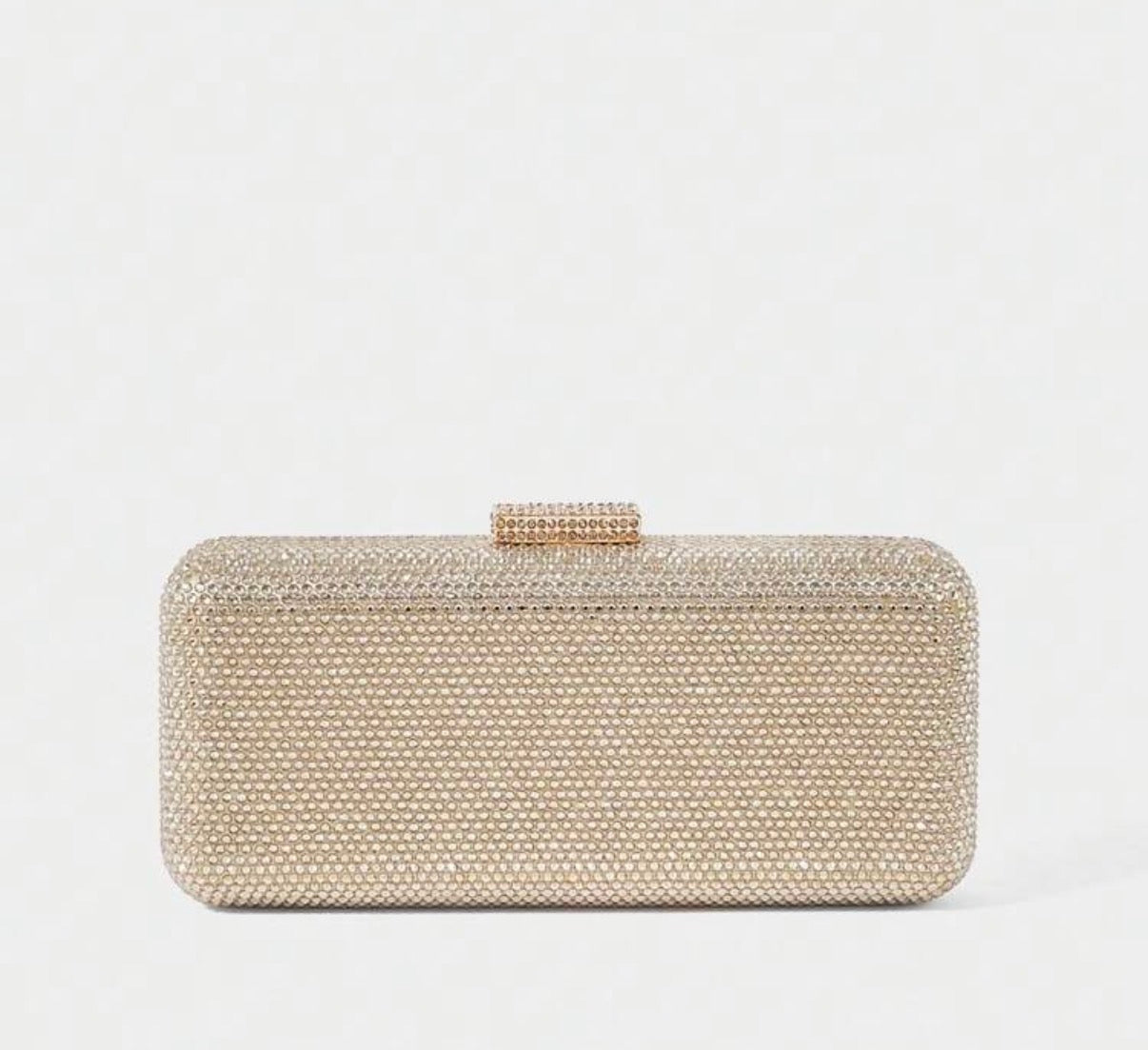 Rhinestone embellished clutch 
(SB02)
