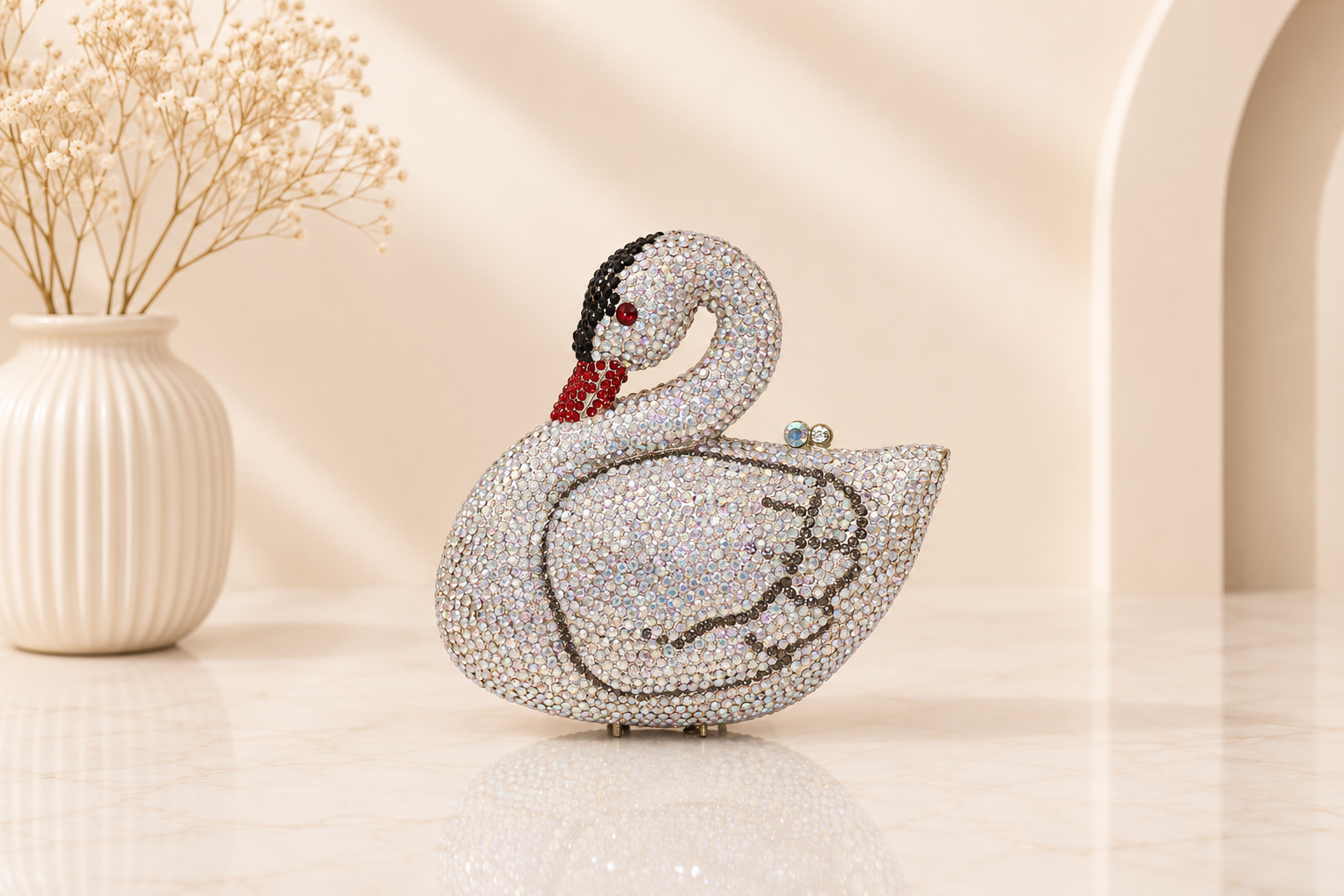 Swan metal clutch (SB122)
