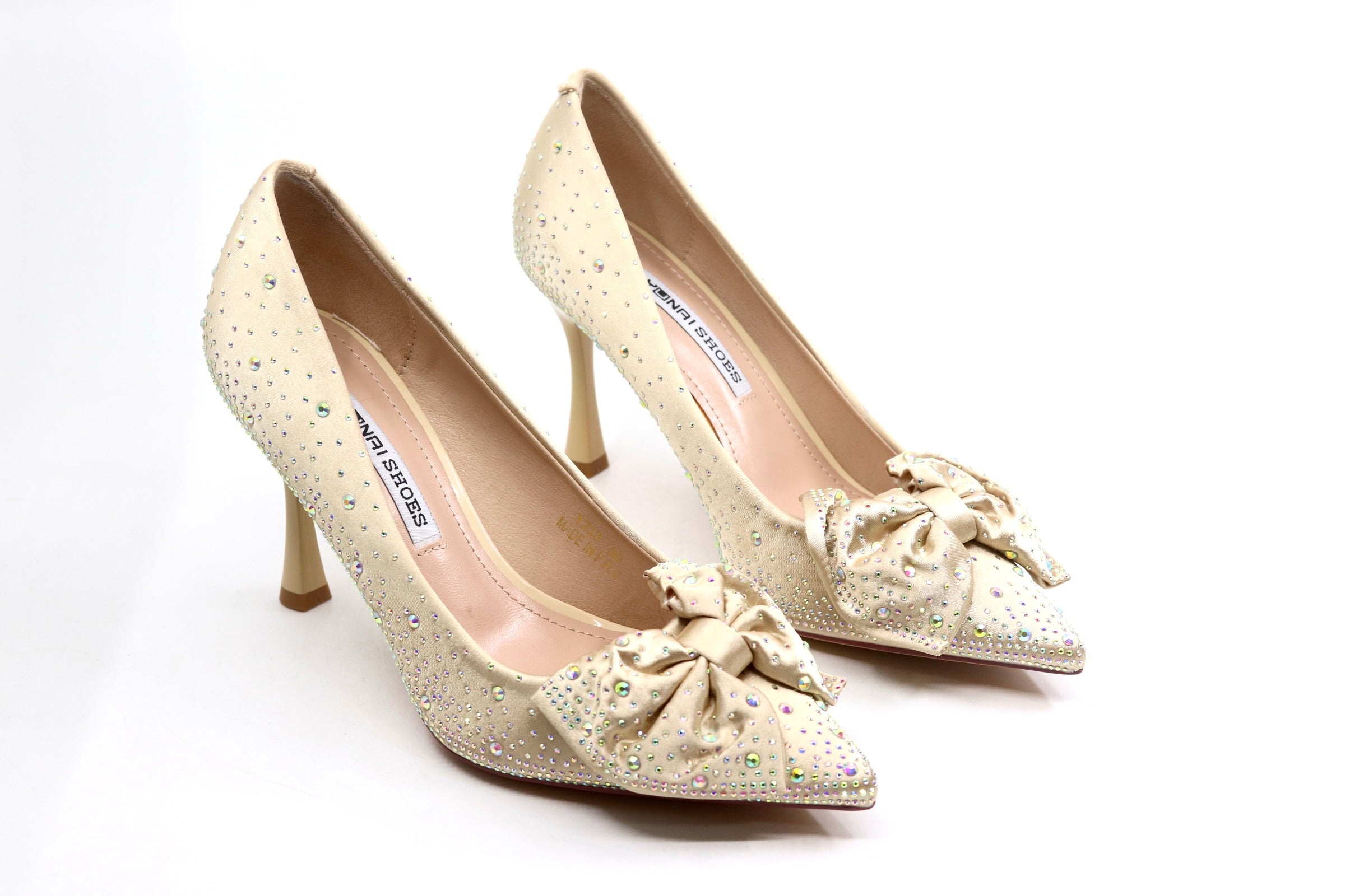 Stones Embellished Court Shoes - (UG04)