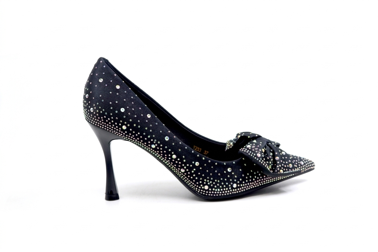 Stones Embellished Court Shoes - (UG02)