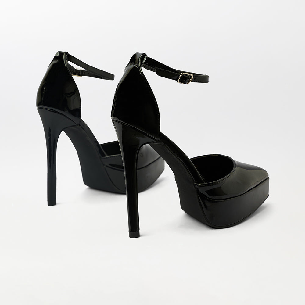 Metallic Ankle strap-Bridal High Heels (CH97)