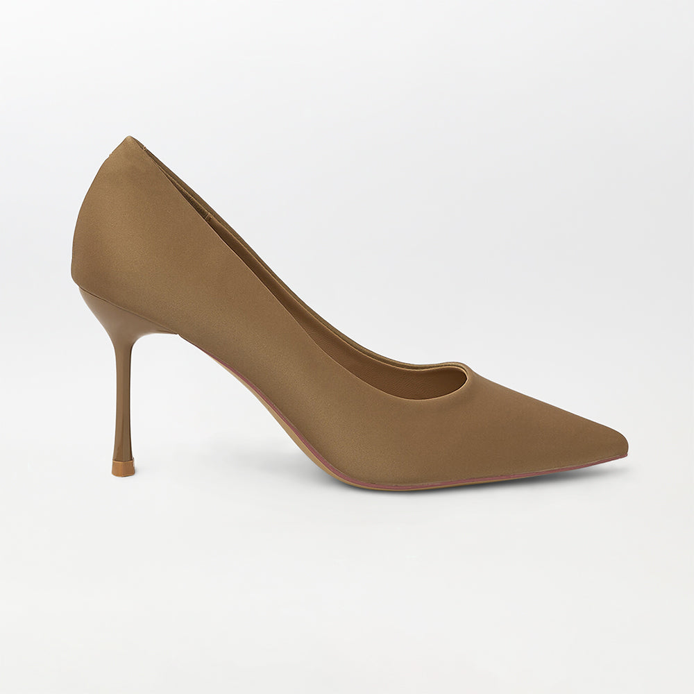 High Heels Synthetic Leather Court Shoes - (CH205)