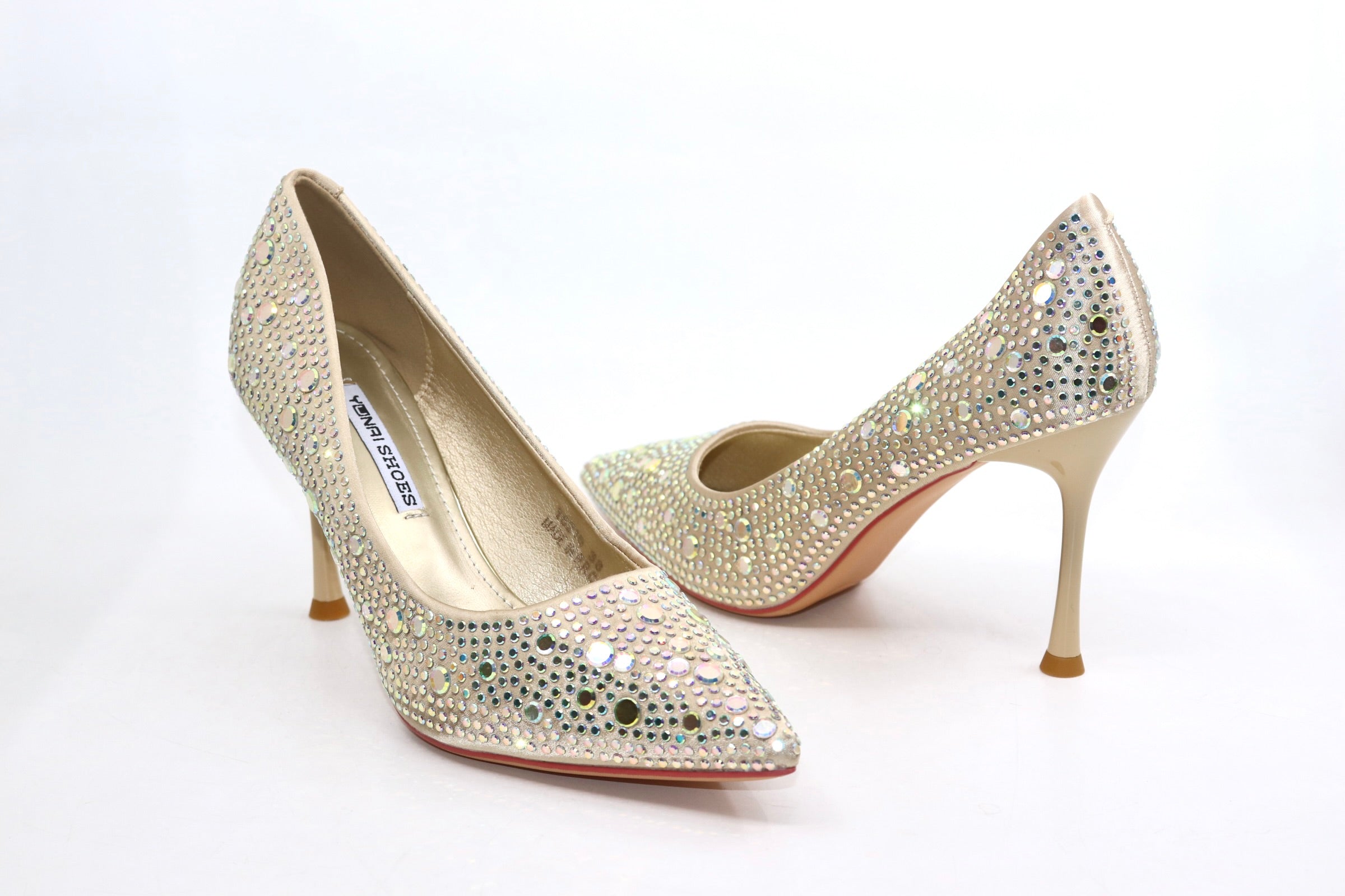 Stone Embellished Court Shoes - (UG01)