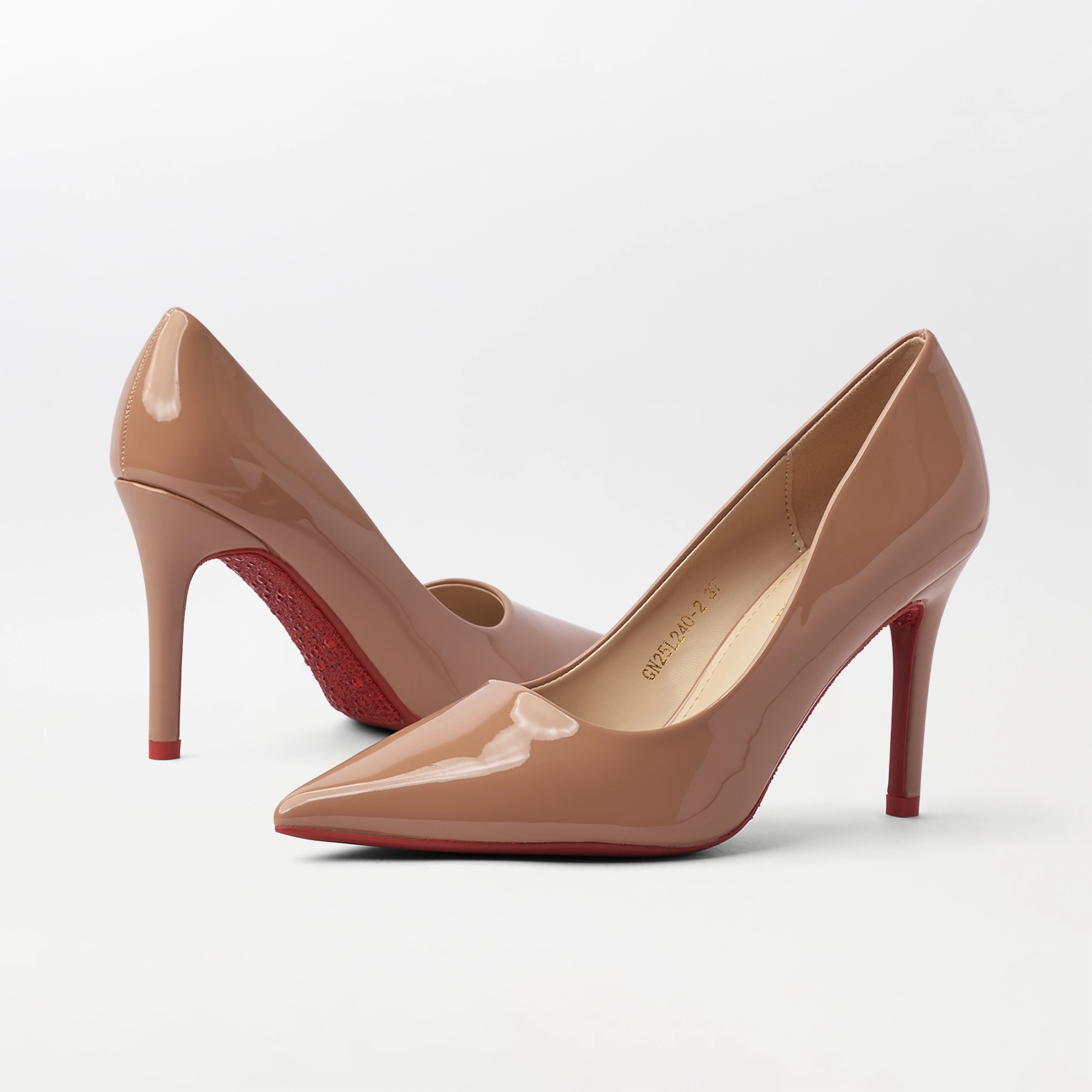 High Heel Stiletto Pumps Nude - (CH346)