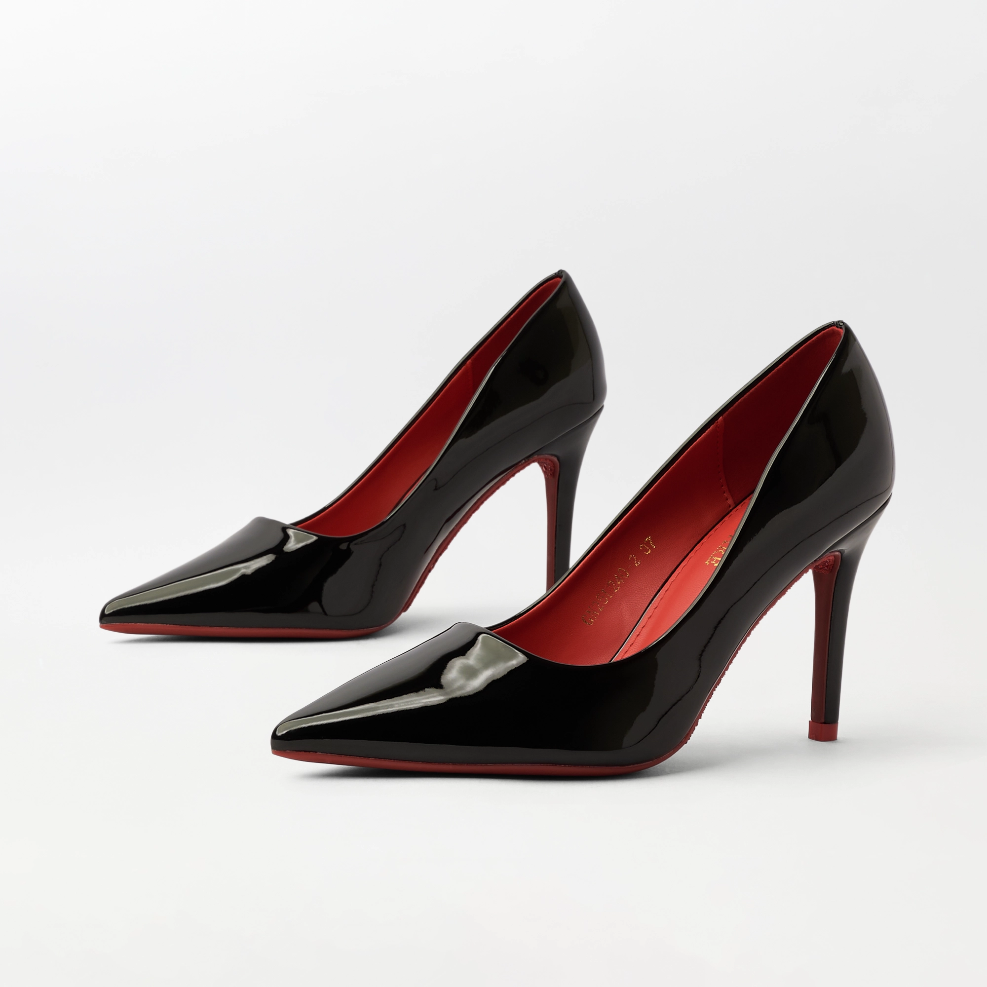 High Heel Stiletto Pumps Black - (CH345)