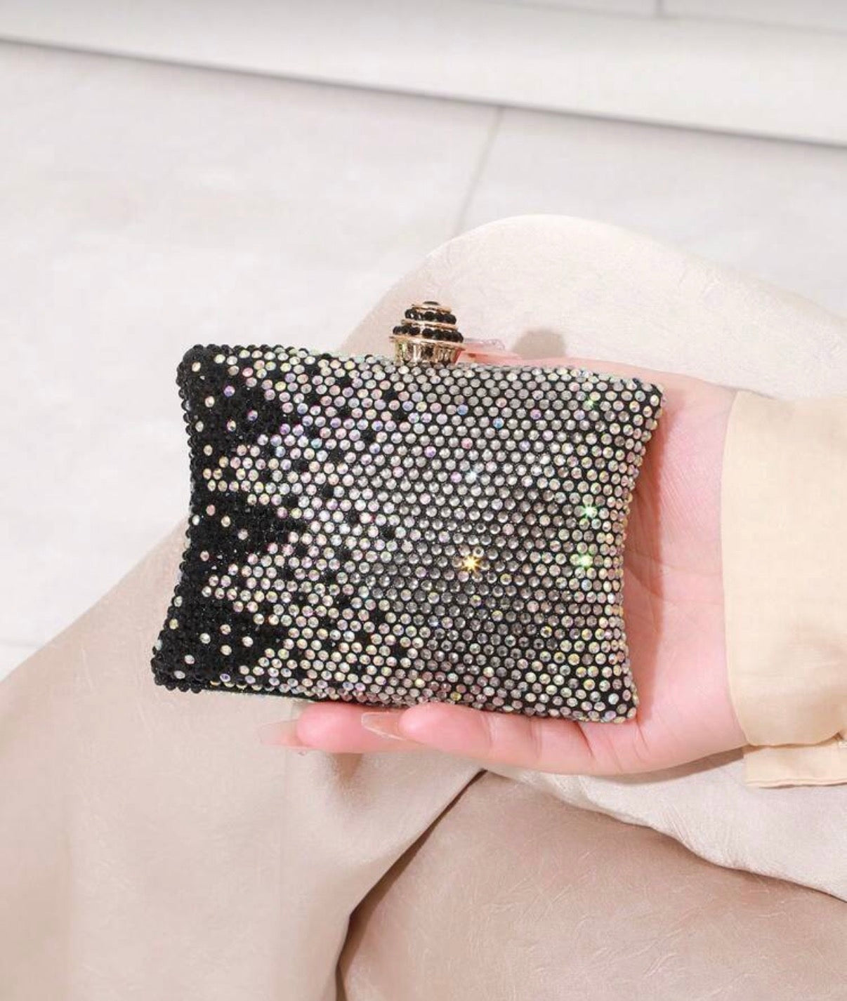 Rhinestone small clutch(Sb96)