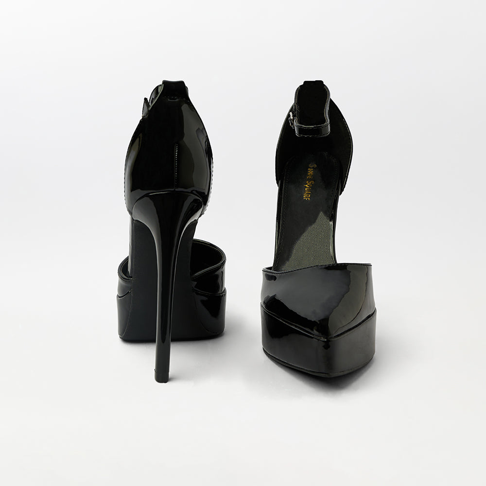 Metallic Ankle strap-Bridal High Heels (CH97)