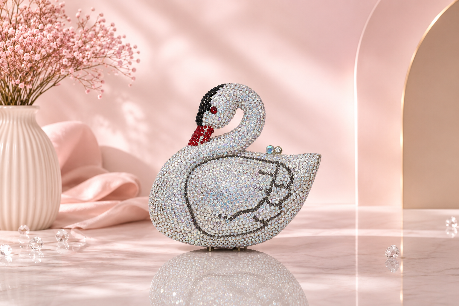 Swan metal clutch (SB122)