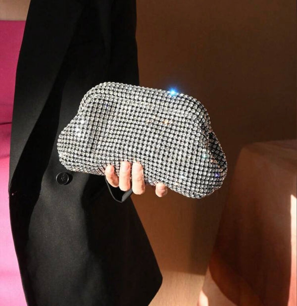 Stones embellish clutch (SB223)