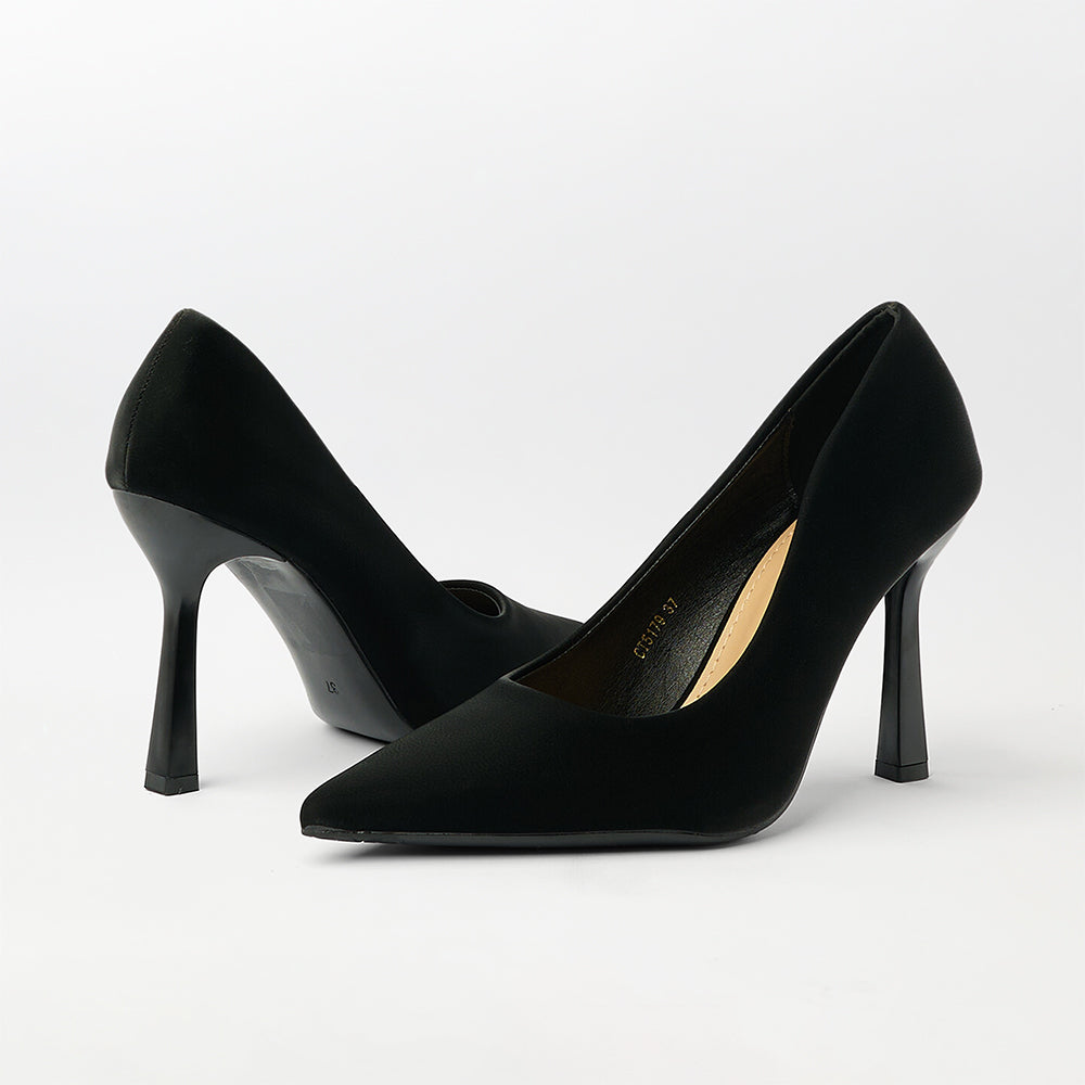 High Heels Synthetic Leather Court Shoes (CH199)
