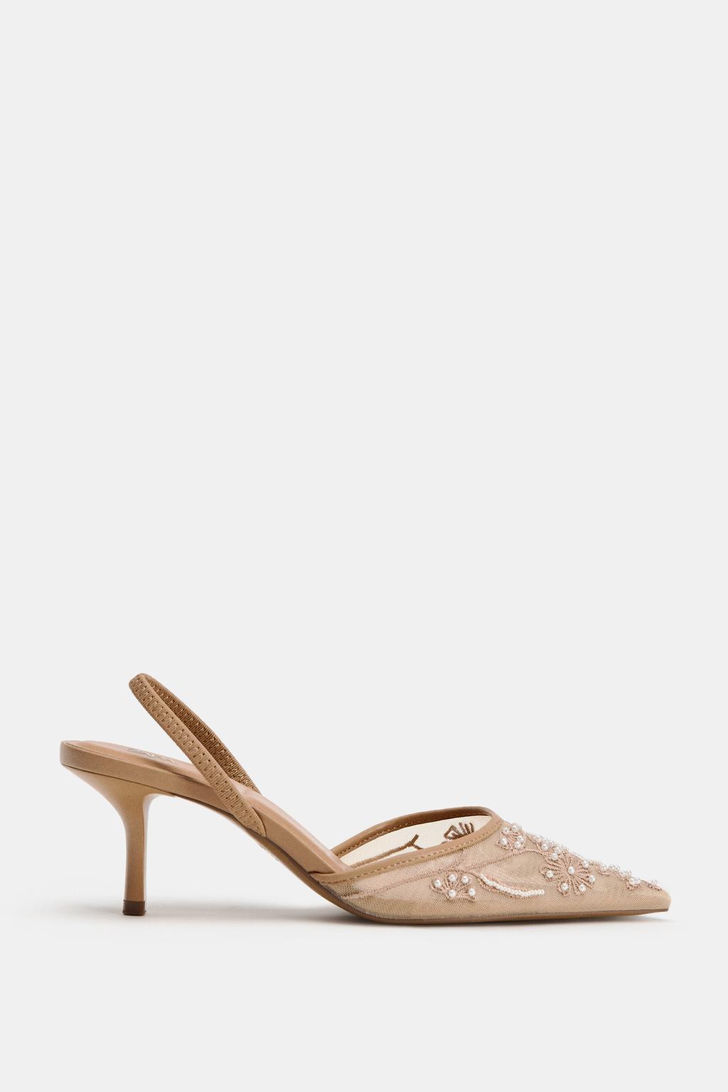 Pointed Toe Kitten Heel Sandals - (ZR07)