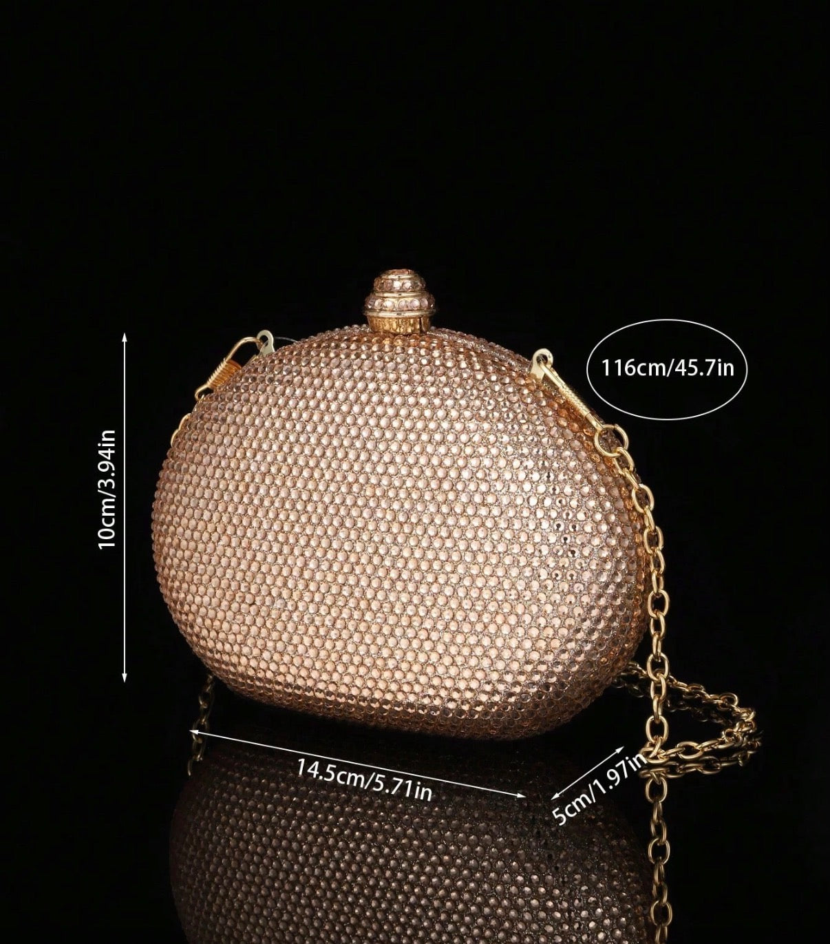 Rhinestone small clutch (Sb97)