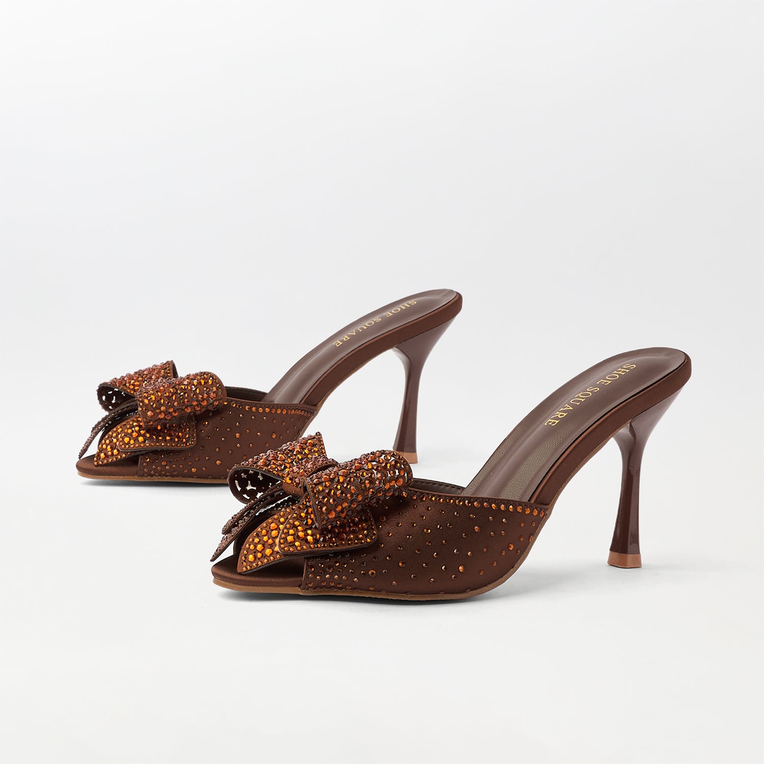 Embellished High Heel Sandals - CH323