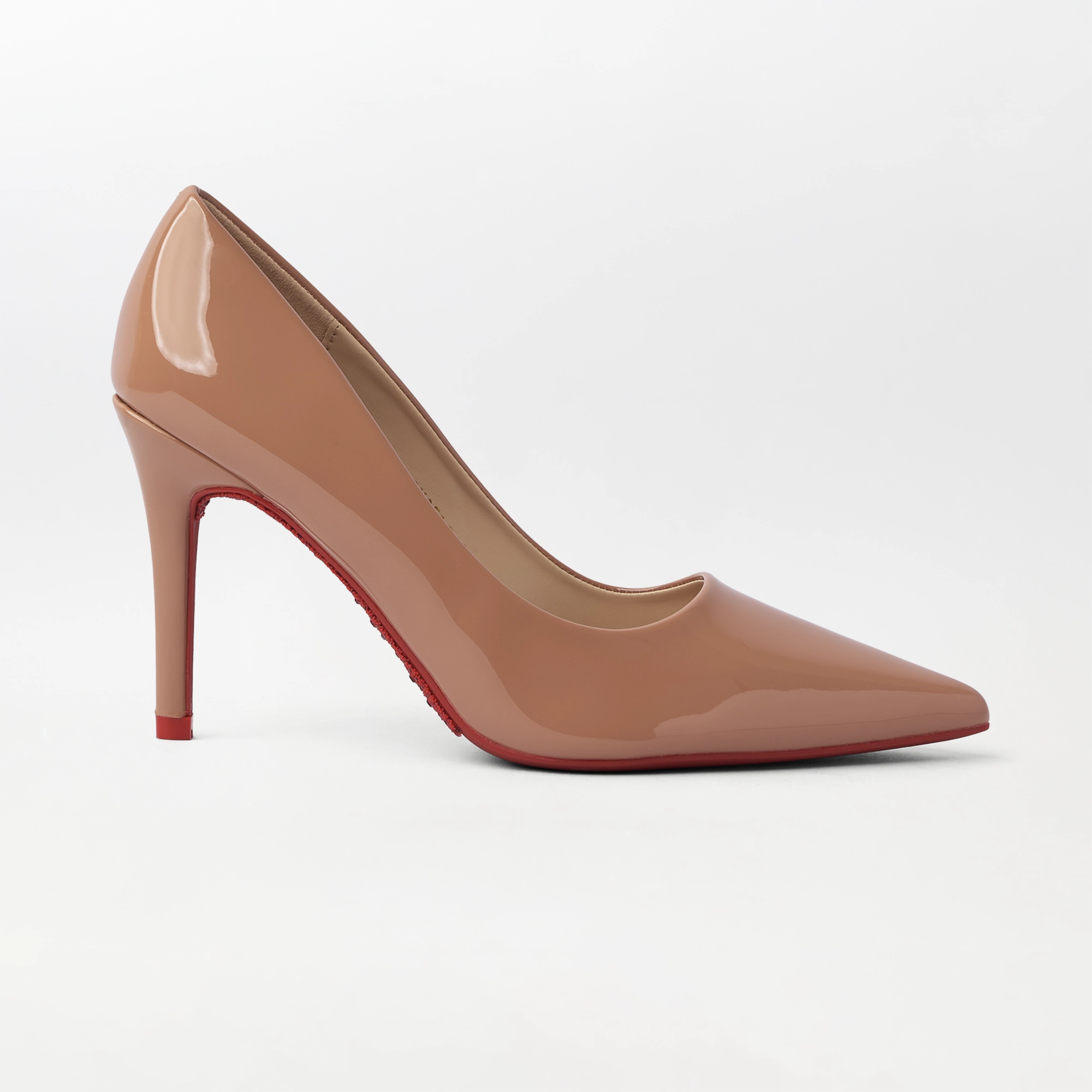 High Heel Stiletto Pumps Nude - (CH346)
