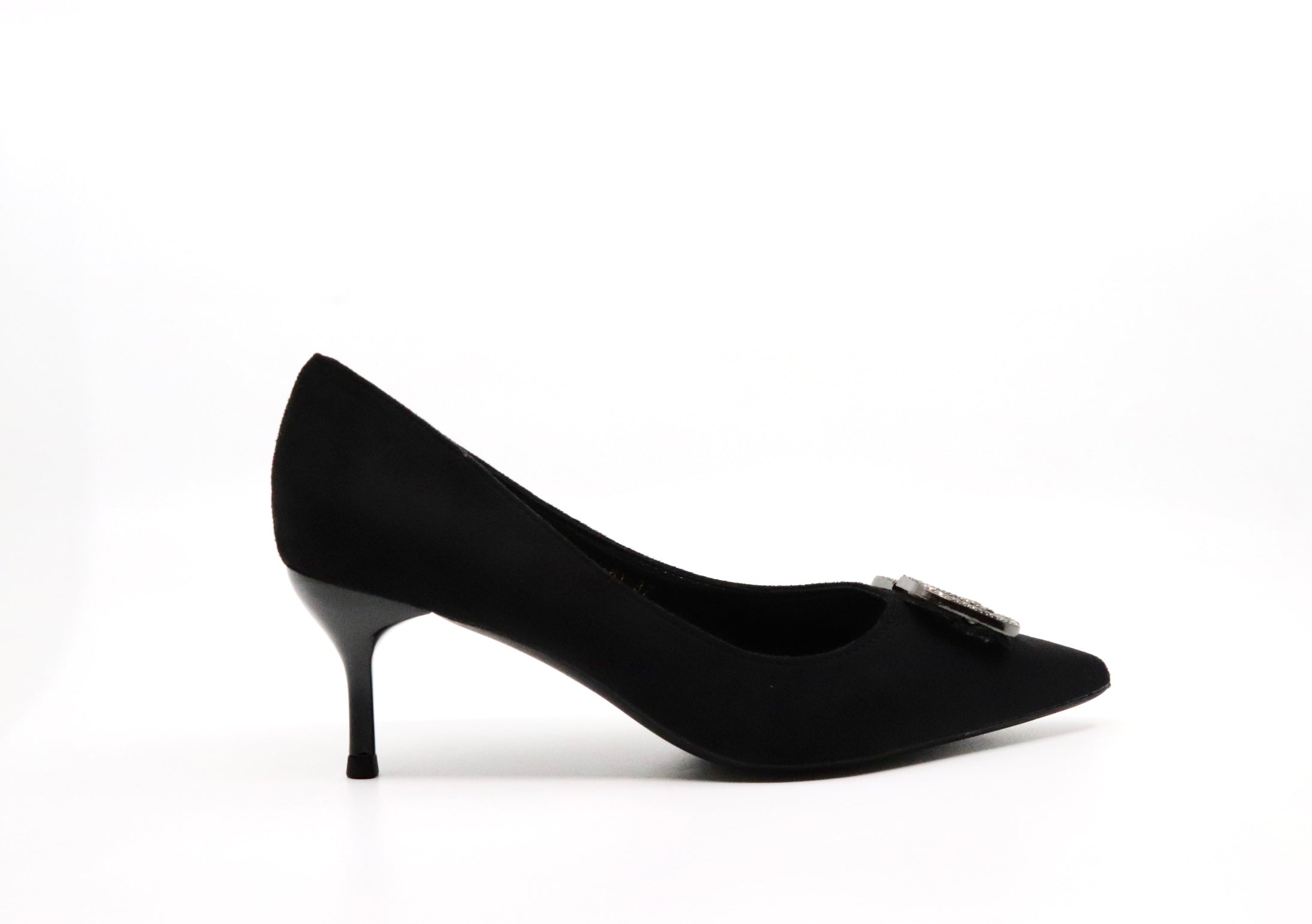 Formal Suede Court Shoes - Short Heels (CH71)
