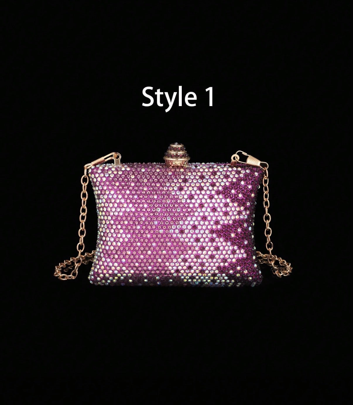 Rhinestone small clutch(Sb96)