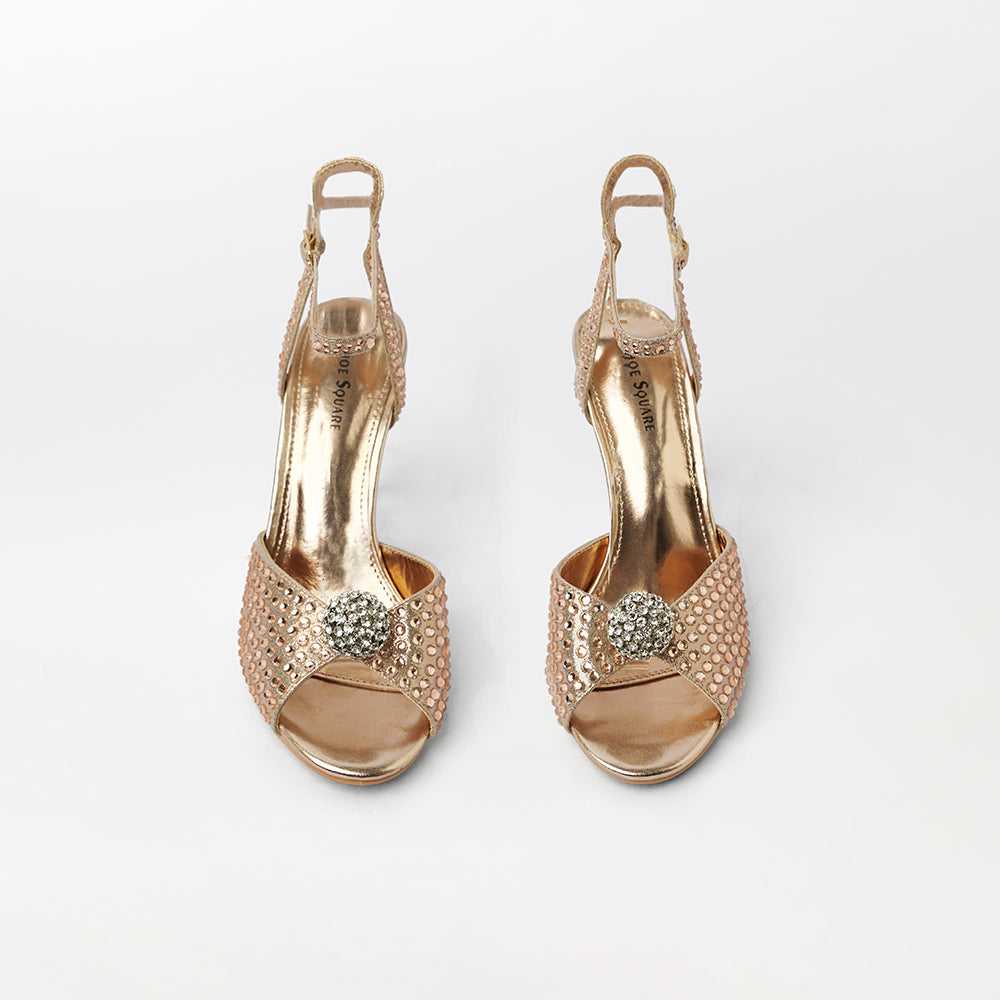 Stones Embellished - High Heel Sandals(CH96)