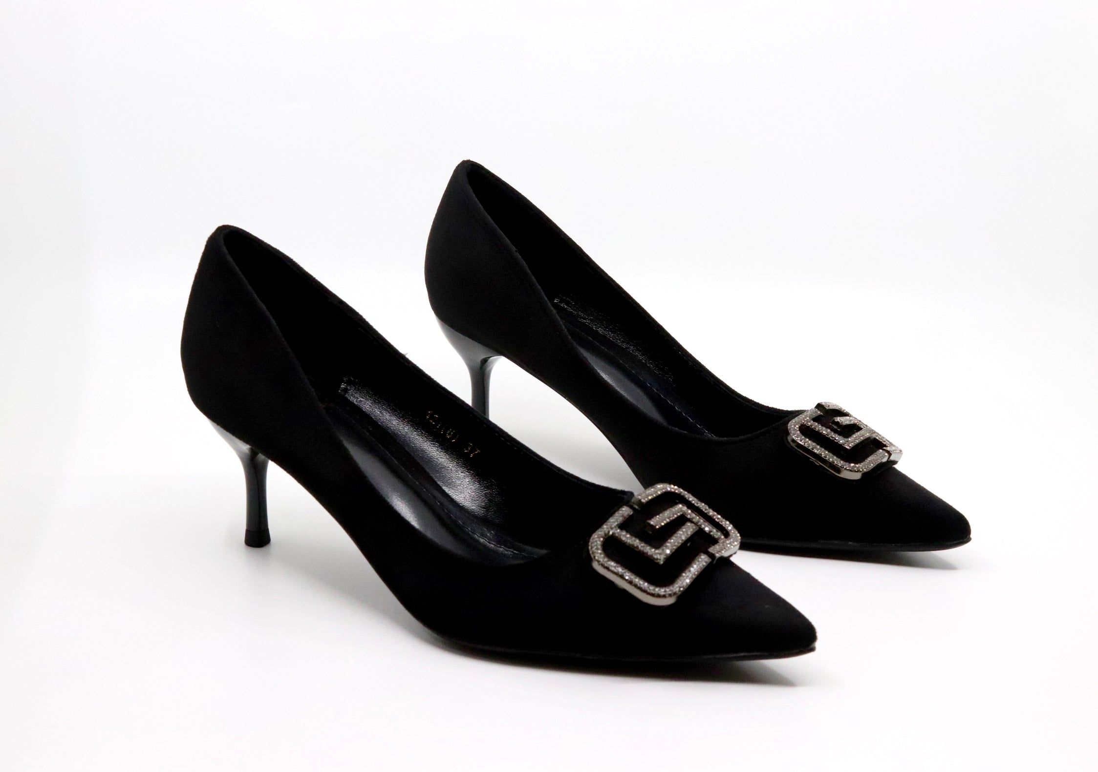 Formal Suede Court Shoes - Short Heels (CH71)