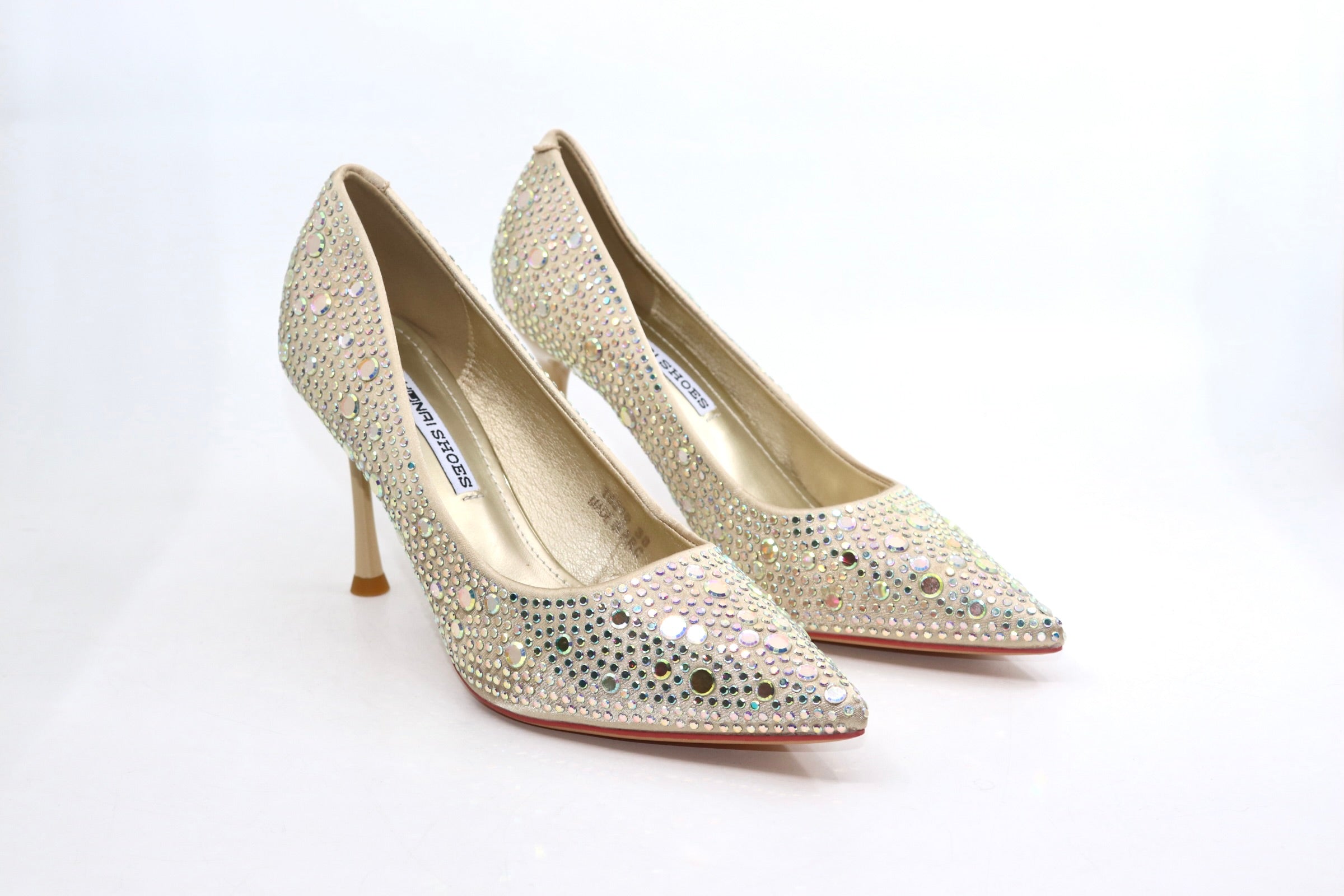 Stone Embellished Court Shoes - (UG01)