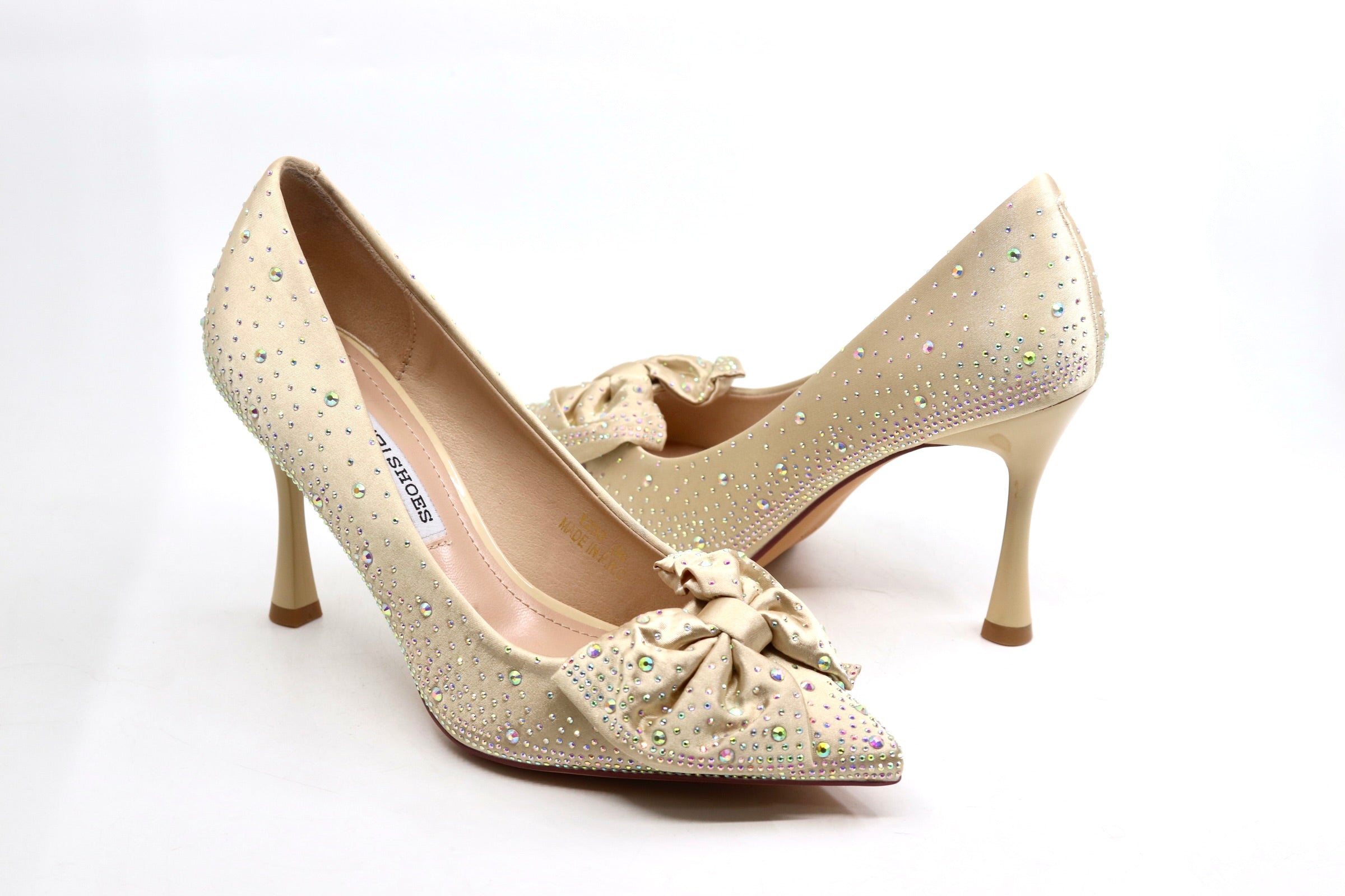 Stones Embellished Court Shoes - (UG04)
