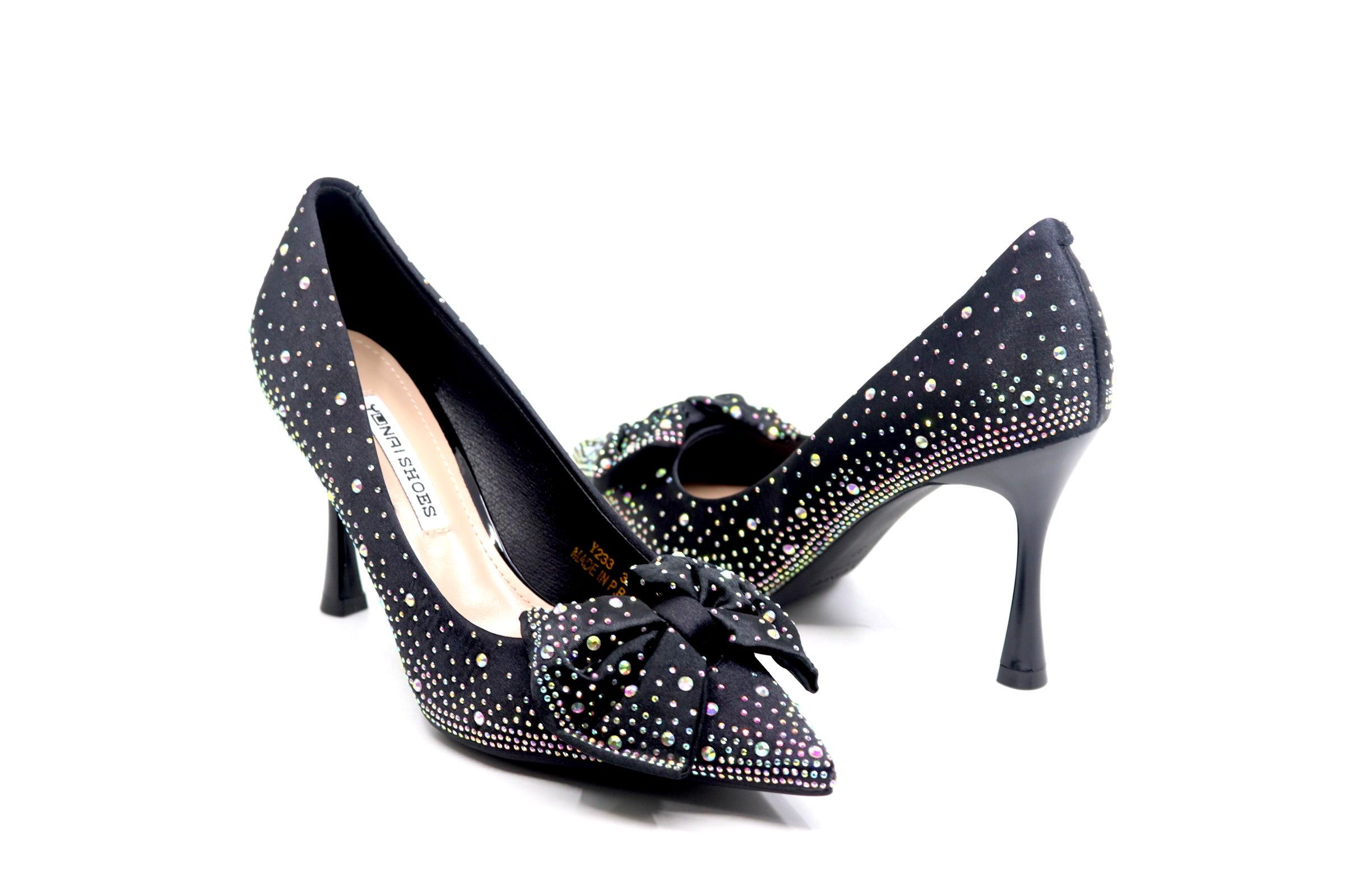 Stones Embellished Court Shoes - (UG02)