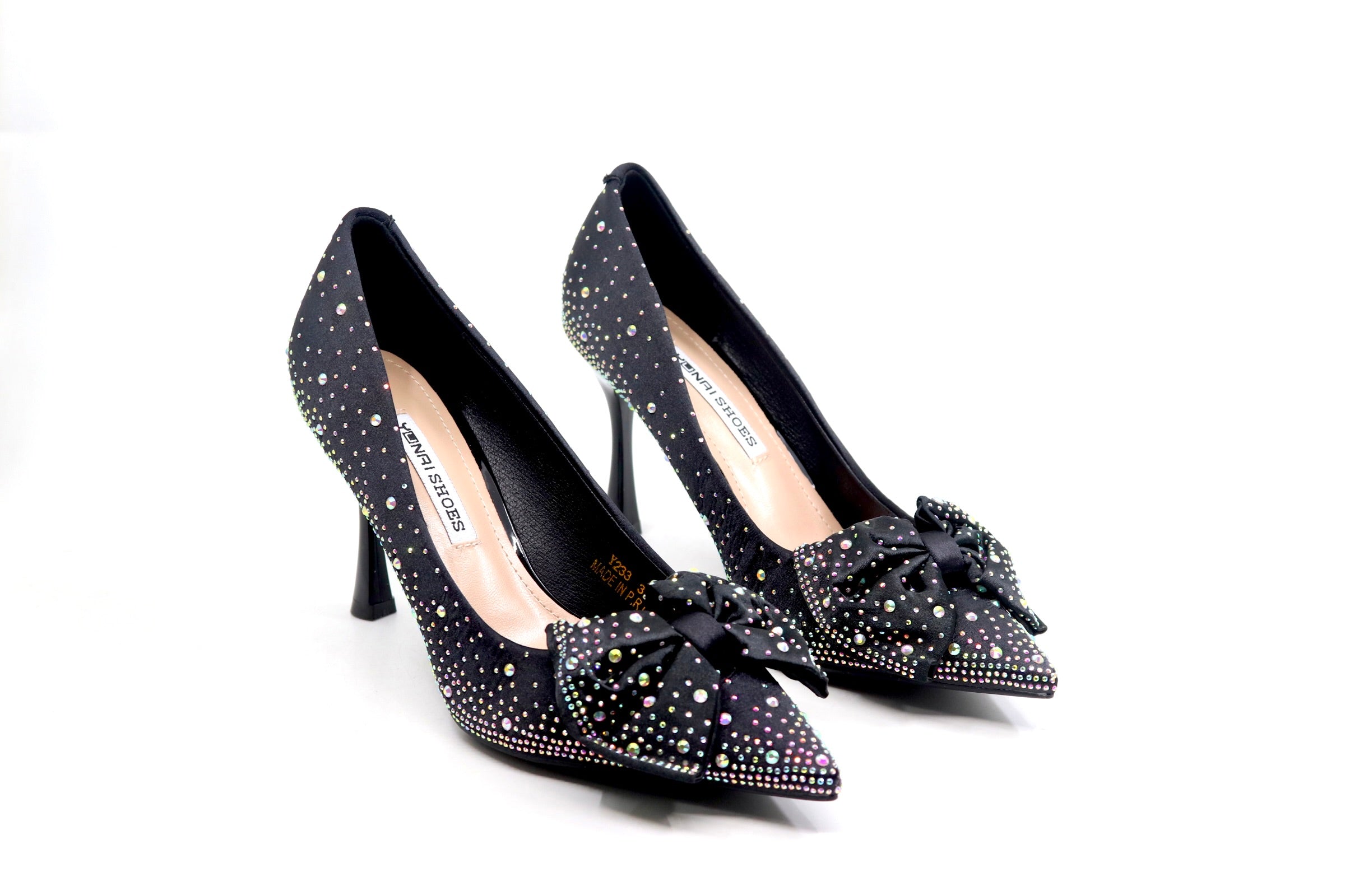 Stones Embellished Court Shoes - (UG02)