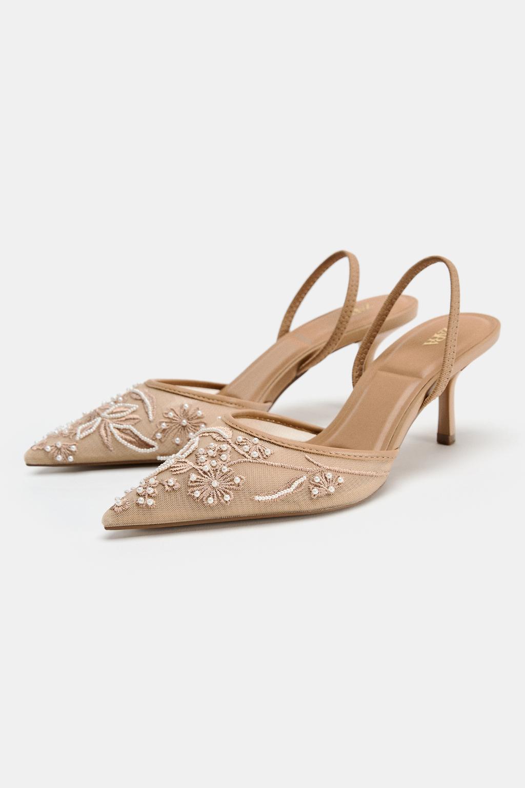 Pointed Toe Kitten Heel Sandals - (ZR07)