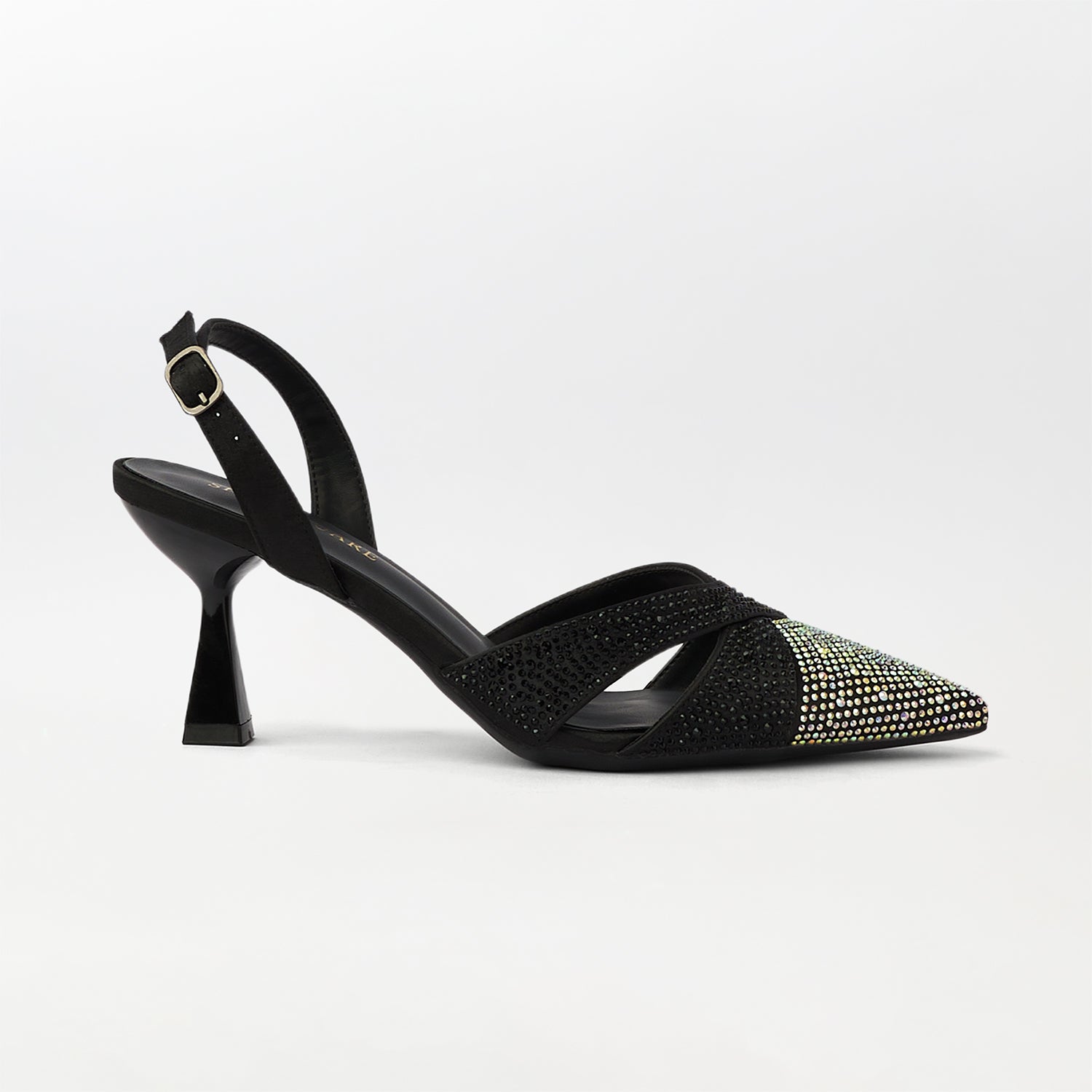 Pointed Toe Kitten Heels Sandals - CH303