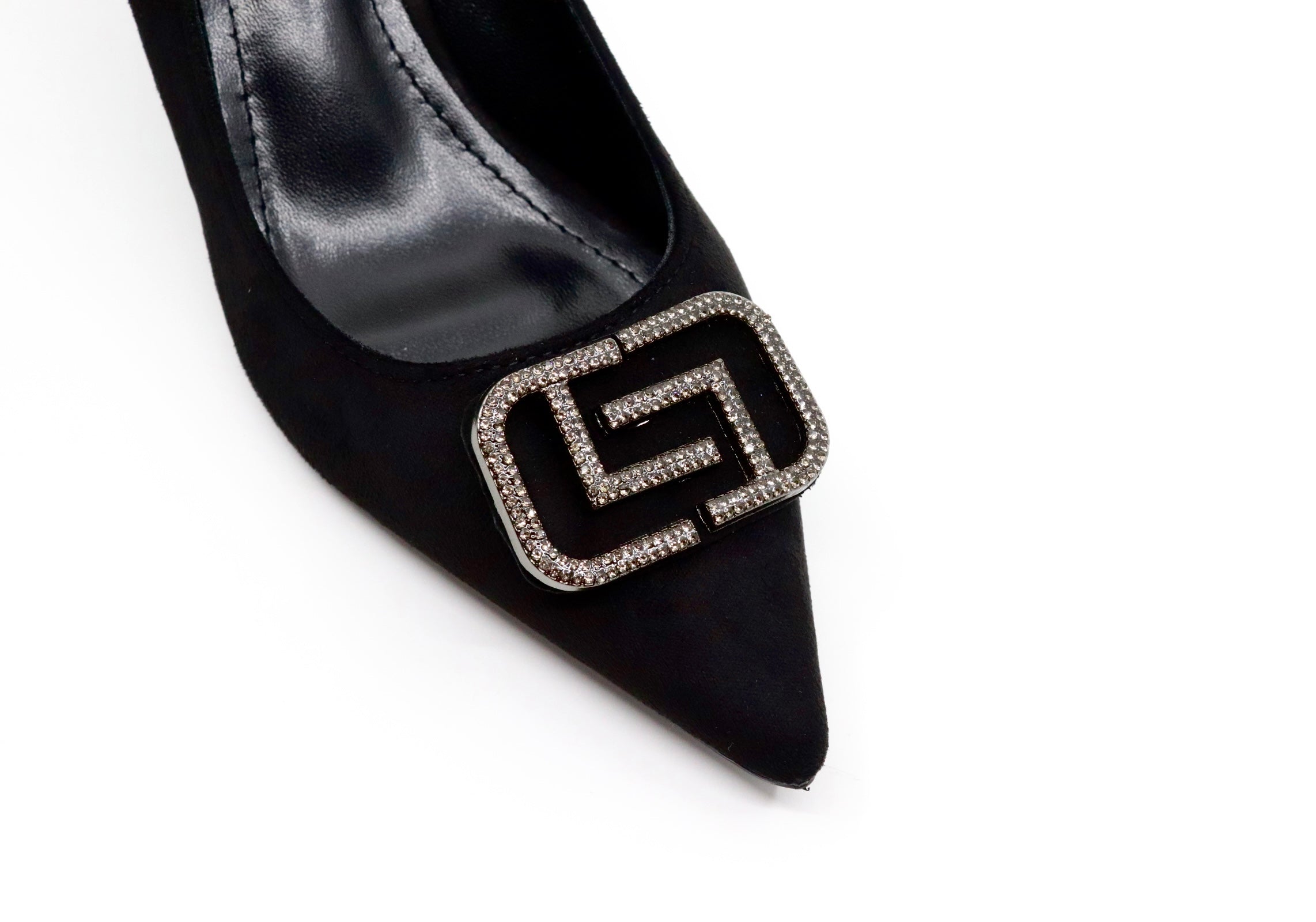 Formal Suede Court Shoes - Short Heels (CH71)